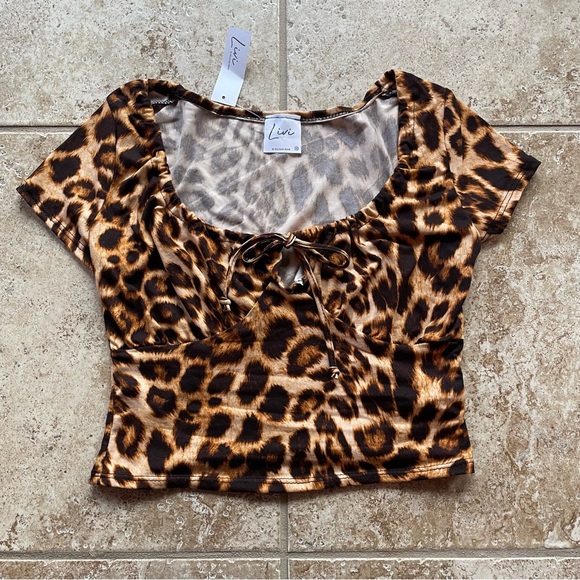 Livi Cheetah Top - Picture 1 of 3
